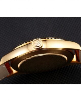 Superclone Rolex Cellini Gold Dial REP016789 Alternate Angle