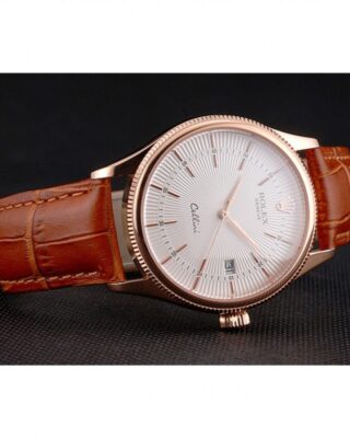 Superclone Rolex Cellini White Dial REP016812 Close-Up Focus