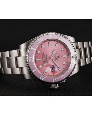 Superclone Rolex Submariner Pink Dial 1453980 Angle Detail