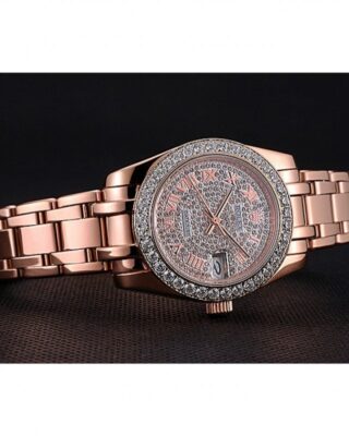 Replica Rolex Datejust Diamond Dial 622836 Close-Up Focus
