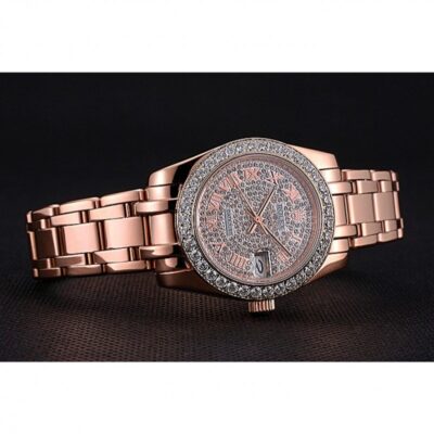 Replica Rolex Datejust Diamond Dial 622836 Close-Up Focus
