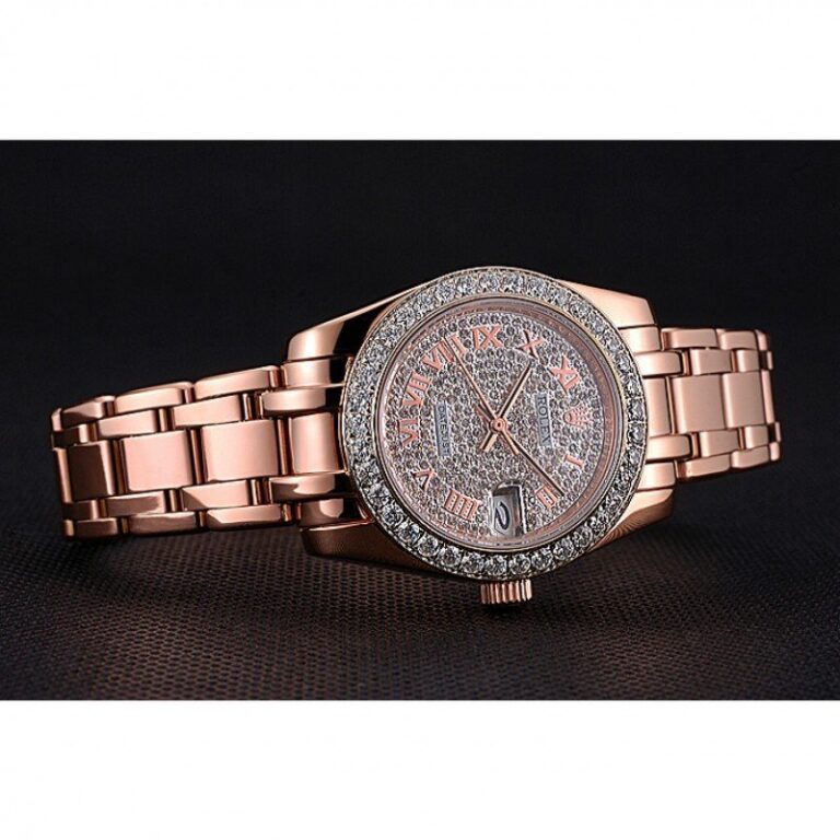 Replica Rolex Datejust Diamond Dial 622836 Close-Up Focus