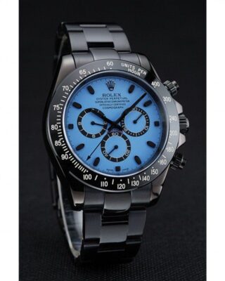 Replica Rolex Daytona Blue Dial 1454250 Angle Detail