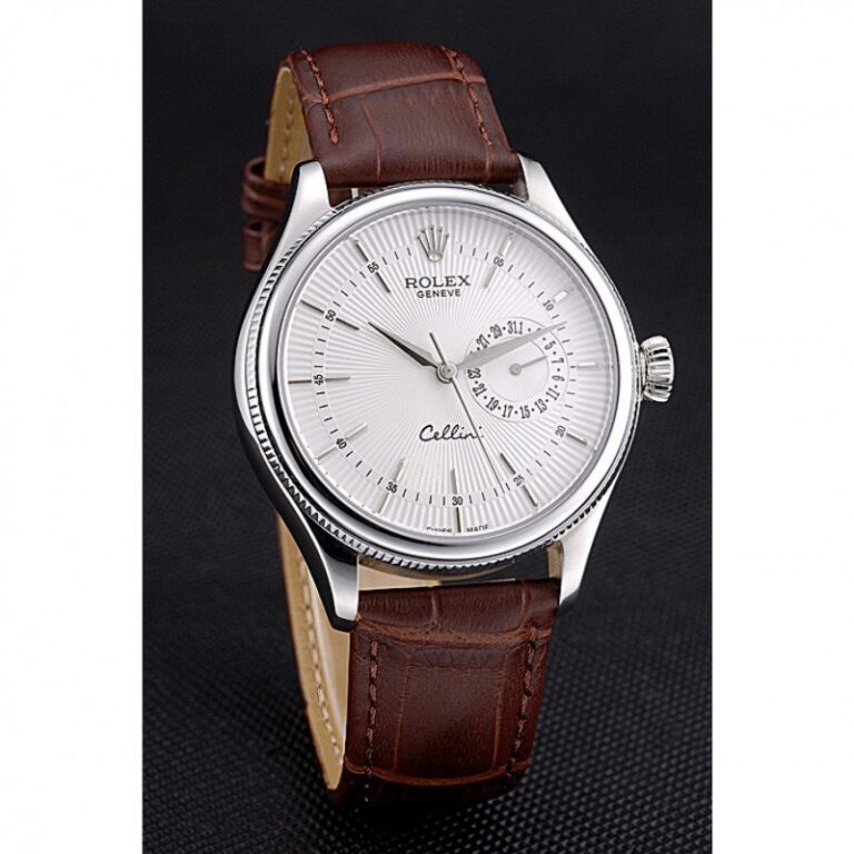 Replica Rolex Cellini White Dial 622723 Angle Detail