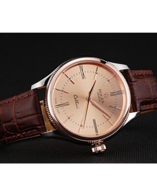 Replica Rolex Cellini Orange Dial 622840 Design Element