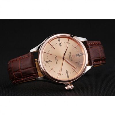 Replica Rolex Cellini Orange Dial 622840 Design Element