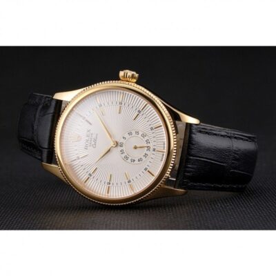 Superclone Rolex Cellini White Dial REP016810 Close-Up Focus