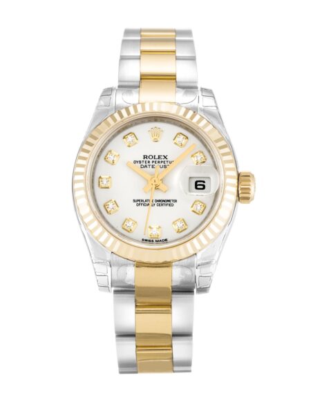 Rolex Lady-Datejust 26mm White Dial 179173 2