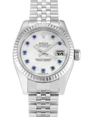 Fake Rolex Lady-Datejust 26mm Mother Of Pearl - White Dial 179174