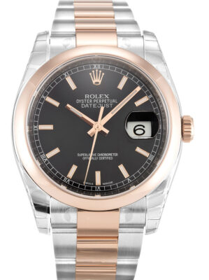 Replica Rolex Datejust Black Dial 116201
