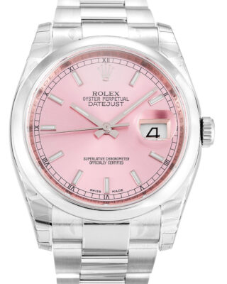 Fake Rolex Datejust 36mm Pink Dial 116200