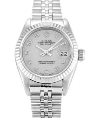 Fake Rolex Lady-Datejust 26mm Silver Dial 69174
