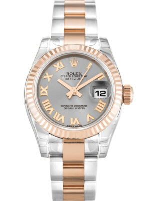 Replica Rolex Lady-Datejust Rhodium Dial 179171