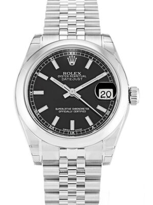 Replica Rolex Lady-Datejust Black Dial 178240-3