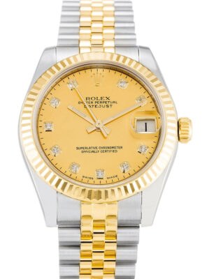 Replica Rolex Lady-Datejust Champagne Dial 178273