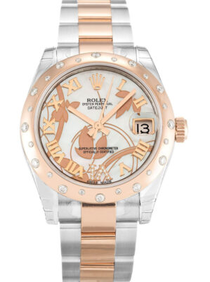 Replica Rolex Lady-Datejust White Floral Dial 178341