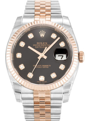Replica Rolex Datejust Black Dial 116231-3