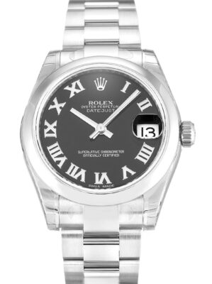 Replica Rolex Lady-Datejust Black Dial 178240