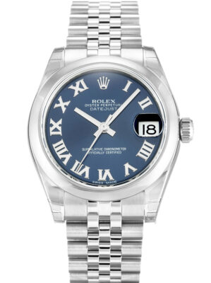 Replica Rolex Lady-Datejust Blue Dial 178240 Jubilee