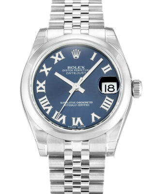 Fake Rolex Lady-Datejust 30mm Blue Dial 178240