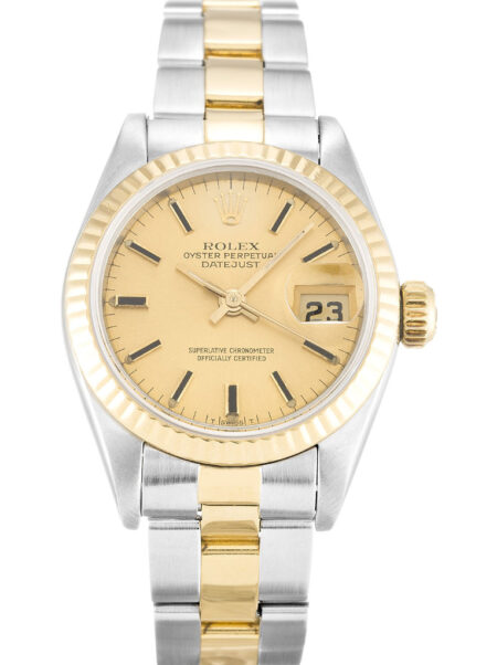 Fake Rolex Lady-Datejust 26mm Champagne Dial 69173-2