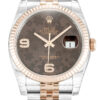 Rolex Datejust 36mm Chocolate Floral Dial 116231