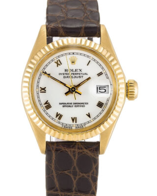 Fake Rolex Lady-Datejust 26mm White Dial 6916