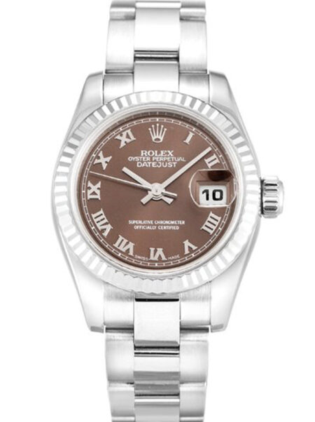 Fake Rolex Lady-Datejust 26mm Bronze Dial 179179