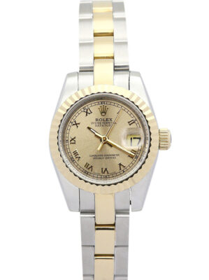 Replica Rolex Lady-Datejust Yellow Gold Dial 179163
