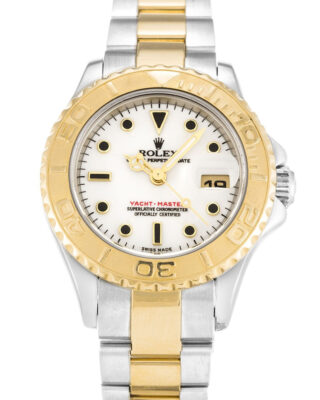 Fake Rolex Yacht-Master 35mm White Dial 169623