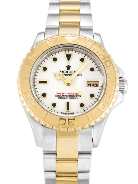 Fake Rolex Yacht-Master 35mm White Dial 169623