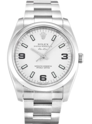 Replica Rolex Air-King White Dial 114200
