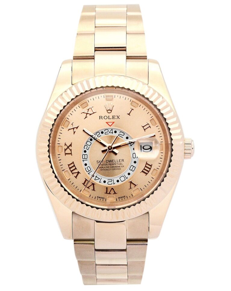 Replica Rolex Sky-Dweller Champagne Dial 326938-2