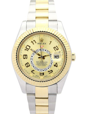 Replica Rolex Sky-Dweller Gold Dial 326938