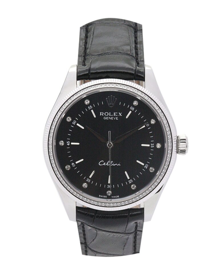 Replica Rolex Cellini Black Dial 5310 Design Element