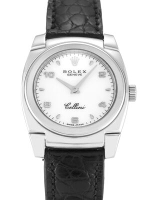 Fake Rolex Cellini 25mm White Dial 5310