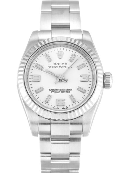 Fake Rolex Oyster Perpetual Lady 26mm White Dial 176234