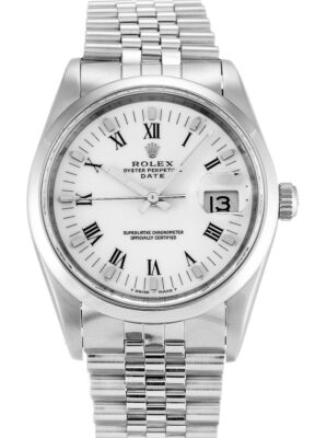 Replica Rolex Oyster Perpetual Date White Dial 15200