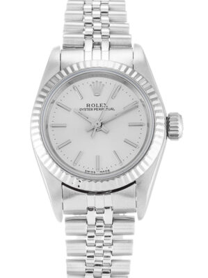 Replica Rolex Oyster Perpetual Lady Silver Dial 67194