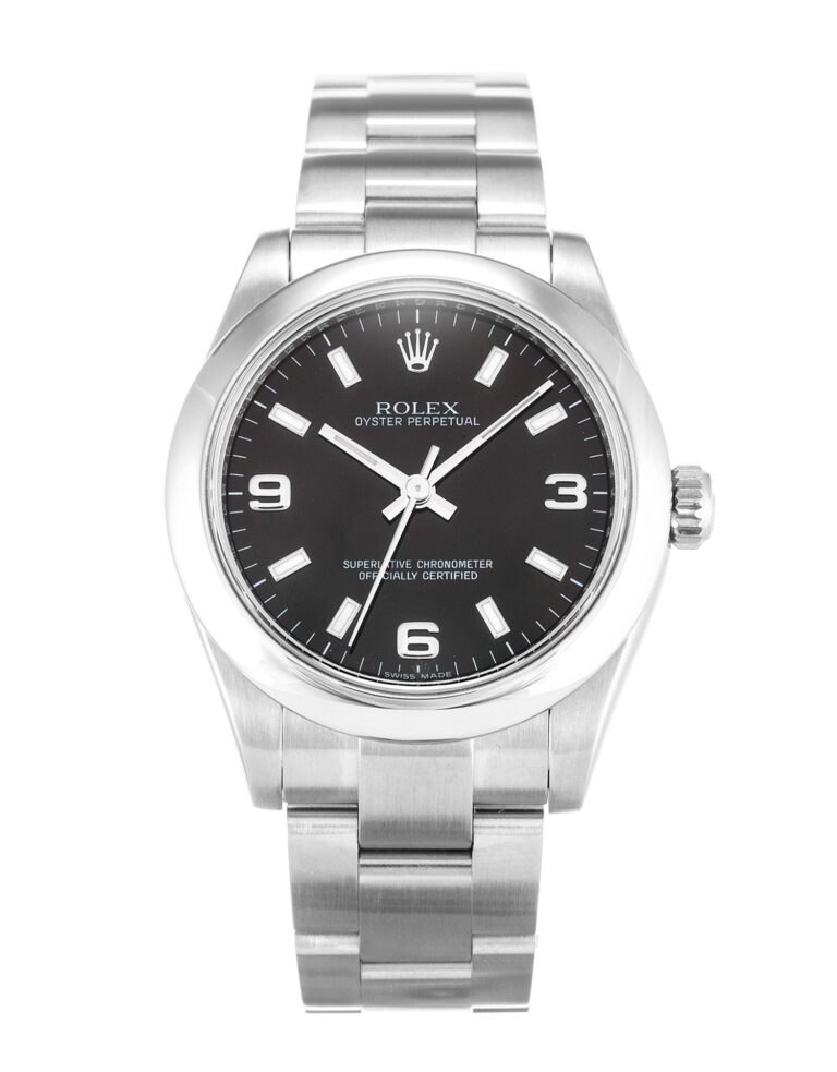 Replica Rolex Oyster Perpetual Date Salmon Dial 15200 Close-Up Focus
