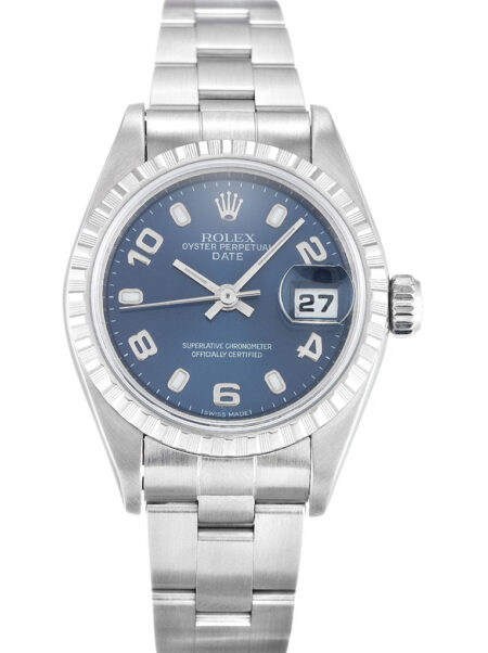 Fake Rolex Oyster Perpetual Lady 26mm Blue Dial 79240