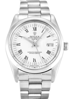 Replica Rolex Oyster Perpetual Date White Dial 15000