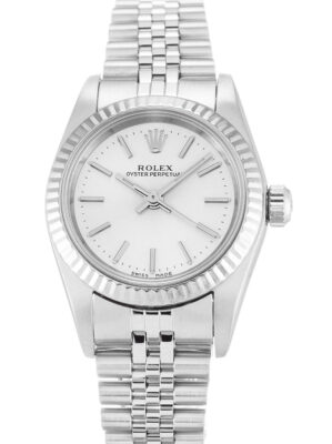Replica Rolex Oyster Perpetual Lady Silver Dial 76094