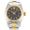 Rolex Oyster Perpetual Lady 24mm Black Dial 67193