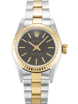 Replica Rolex Oyster Perpetual Lady Black Dial 67193