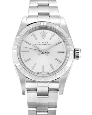 Fake Rolex Oyster Perpetual Lady 26mm Silver Dial 67230