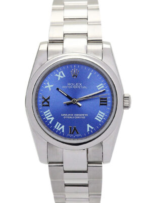 Replica Rolex Oyster Perpetual Lady Blue Dial 177200
