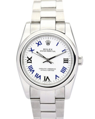 Fake Rolex Oyster Perpetual Lady 31mm White Dial 177200