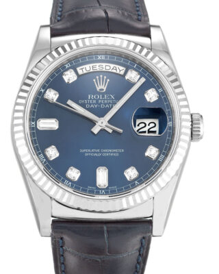 Fake Rolex Day-Date 36mm Blue Dial 118139