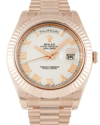 Fake Rolex Day-Date II 41mm Ivory Dial 218235
